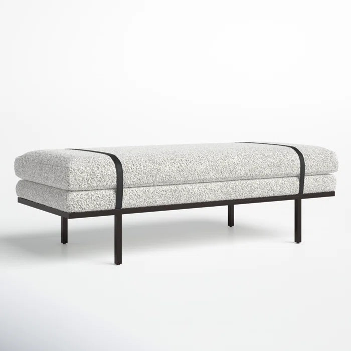 Banquette de bout de lit Salisbury Boucle - INTERIORTONIC