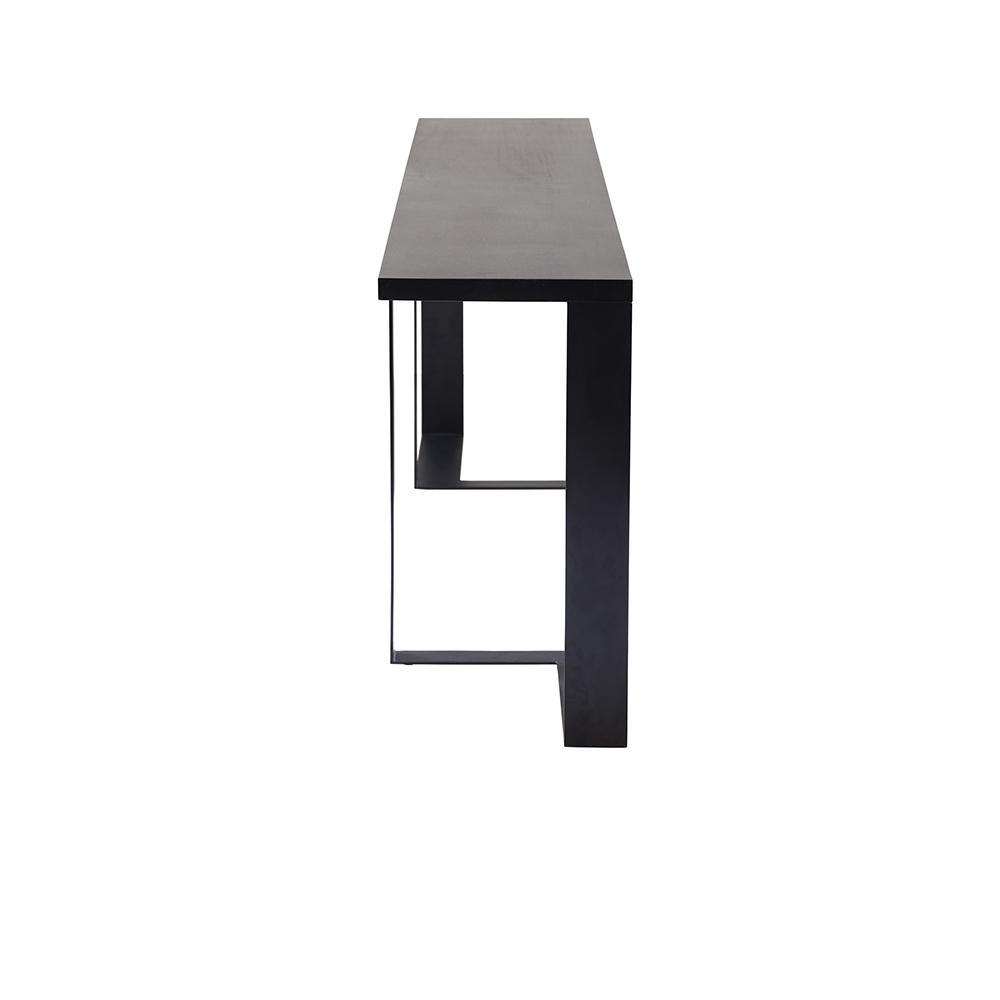 Console Steel Beam en acajou noir - INTERIORTONIC