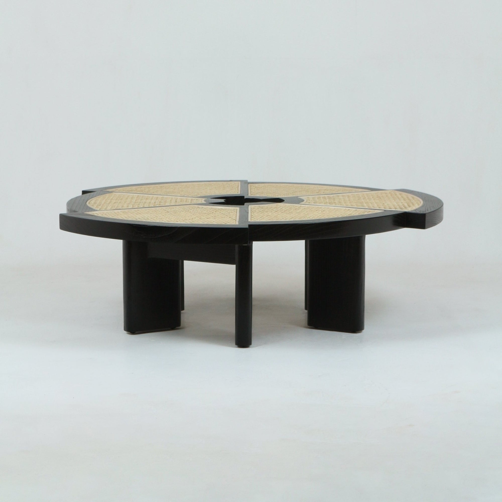 Table basse Rio en bois et canne Grande - INTERIORTONIC