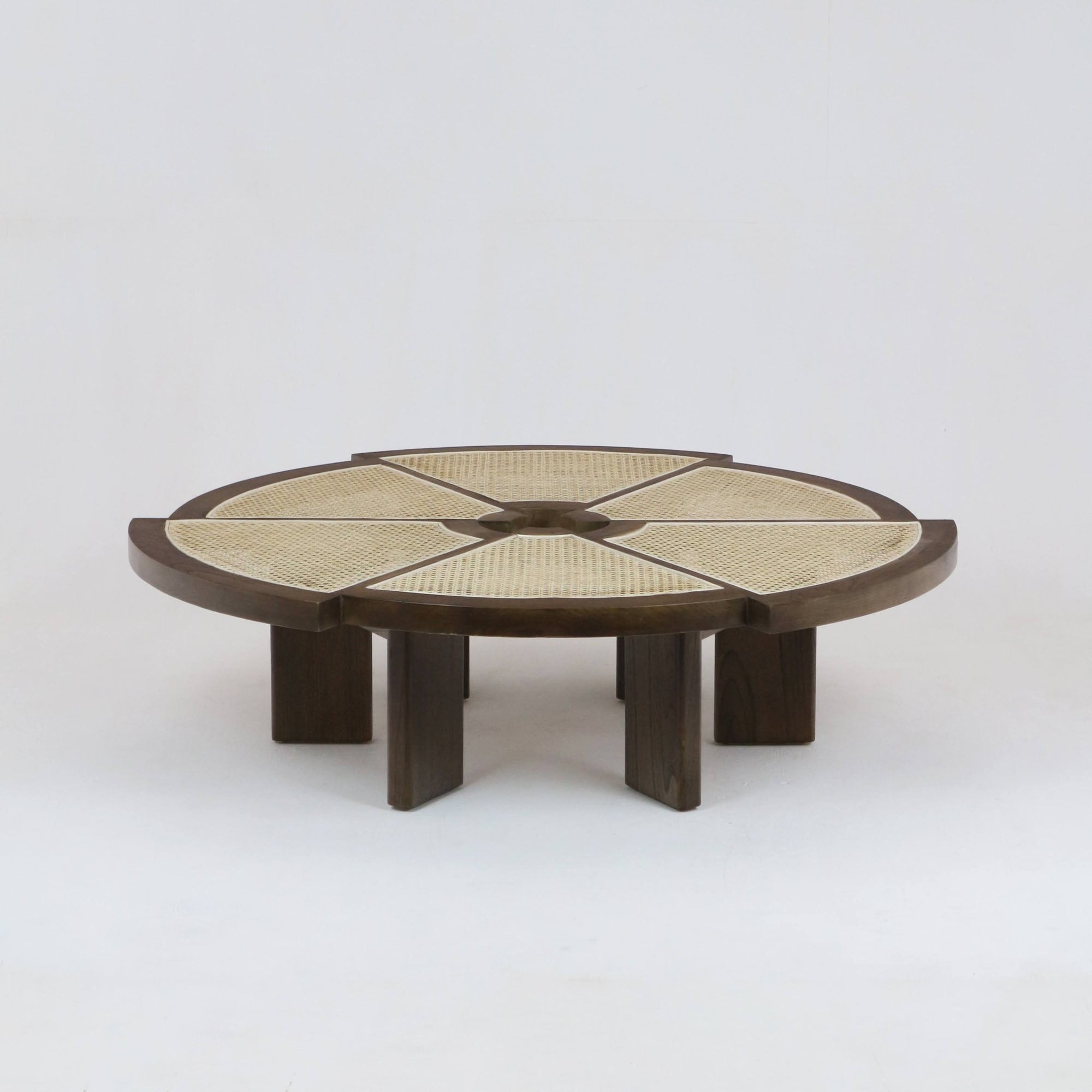 Table basse Rio en bois et canne Grande - INTERIORTONIC