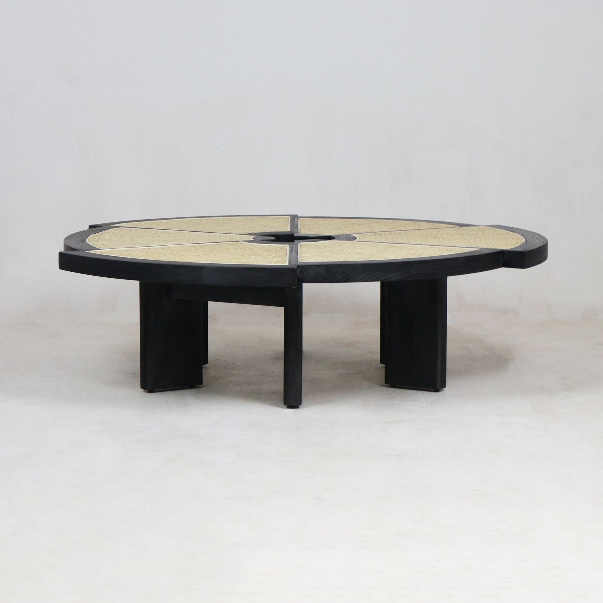 Table basse Rio en bois et canne Grande - INTERIORTONIC