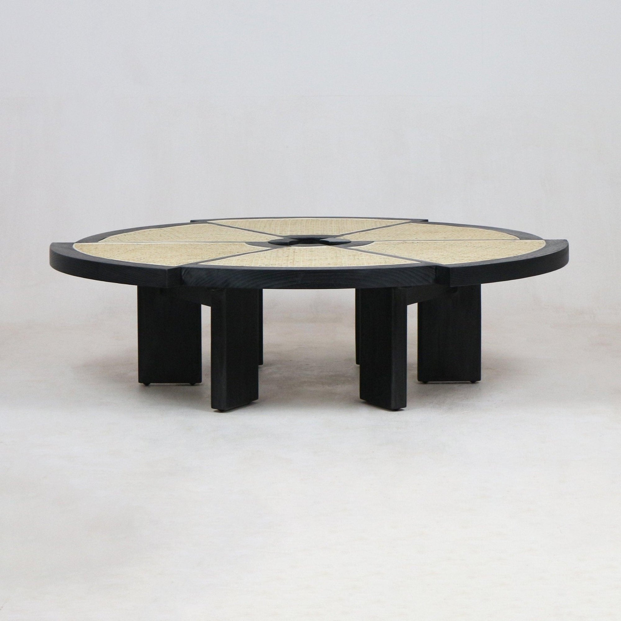 Table basse Rio en bois et canne Grande - INTERIORTONIC